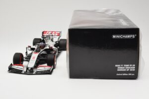 Haas VF-20 #8 R. Grosjean Bahrain GP 2020 Minichamps 1:18 110201508 Metalas - nuotrauka 6 iš 6