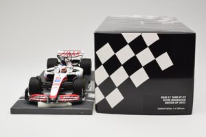 Haas VF-22 #20 K. Magnussen British GP 2022 Minichamps 1:18 117221020 Metalas - nuotrauka 6 iš 6