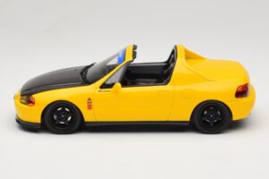 Honda Civic del Sol Spoon Phoenix Yellow Otto 1:18 OT1154 Derva - nuotrauka 5 iš 6