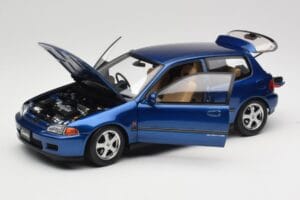Honda Civic SiR II EG6 VTEC Mėlynas LCD 1:18 LCD18018-BU Metalas - nuotrauka 2 iš 9