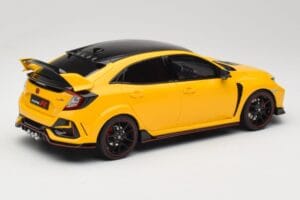 Honda Civic Type R FK8 Euro Spec Geltonas Otto 1:18 OT1111 Derva - nuotrauka 2 iš 6