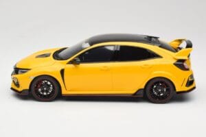 Honda Civic Type R FK8 Euro Spec Geltonas Otto 1:18 OT1111 Derva - nuotrauka 3 iš 6
