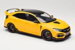 Honda Civic Type R FK8 Euro Spec Geltonas Otto 1:18 OT1111 Derva - nuotrauka 4 iš 6