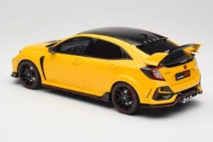Honda Civic Type R FK8 Euro Spec Geltonas Otto 1:18 OT1111 Derva - nuotrauka 5 iš 6