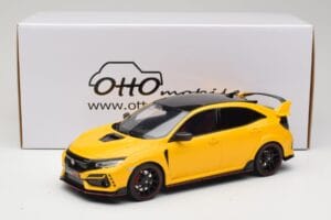 Honda Civic Type R FK8 Euro Spec Geltonas Otto 1:18 OT1111 Derva - nuotrauka 6 iš 6