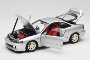 Honda Integra Type R DC2 Pre-Facelift Vogue Silver Metallic MotorHelix 1:18 M85202 Metalas - nuotrauka 2 iš 8
