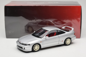 Honda Integra Type R DC2 Pre-Facelift Vogue Silver Metallic MotorHelix 1:18 M85202 Metalas - nuotrauka 8 iš 8