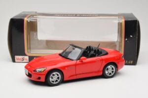 Honda S2000 AP1 Raudonas Maisto 1:18 50350 Metalas - nuotrauka 8 iš 8