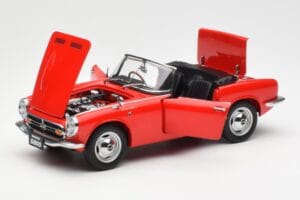 Honda S800 Roadster Raudonas AUTOart 1:18 73276 Metalas - nuotrauka 2 iš 8