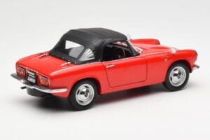 Honda S800 Roadster Raudonas AUTOart 1:18 73276 Metalas - nuotrauka 3 iš 8