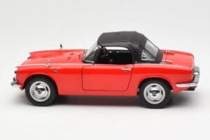 Honda S800 Roadster Raudonas AUTOart 1:18 73276 Metalas - nuotrauka 4 iš 8
