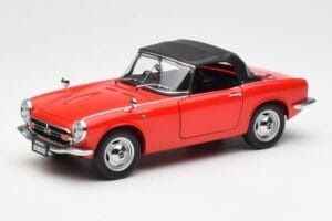 Honda S800 Roadster Raudonas AUTOart 1:18 73276 Metalas