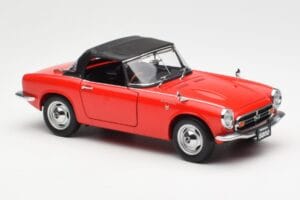 Honda S800 Roadster Raudonas AUTOart 1:18 73276 Metalas - nuotrauka 6 iš 8