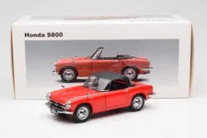 Honda S800 Roadster Raudonas AUTOart 1:18 73276 Metalas - nuotrauka 8 iš 8