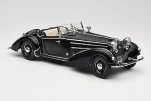 Horch 855 Roadster Juodas Sun Star 1:18 2401 Metalas - nuotrauka 6 iš 8