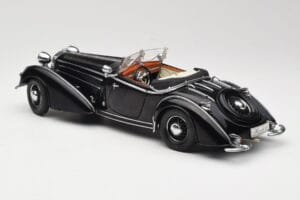 Horch 855 Roadster Juodas Sun Star 1:18 2401 Metalas - nuotrauka 7 iš 8