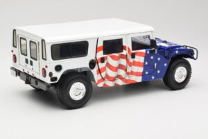Hummer H1 AM General Gore-Lieberman Humvee America Exoto 1:18 01807 Metalas - nuotrauka 3 iš 8