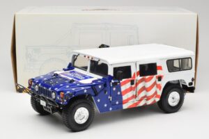 Hummer H1 AM General Gore-Lieberman Humvee America Exoto 1:18 01807 Metalas - nuotrauka 8 iš 8