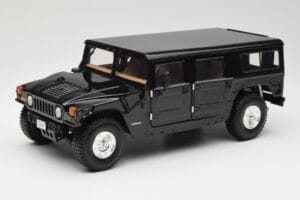 Hummer H1 Hard Top Juodas Exoto 1:18 01803 Metalas