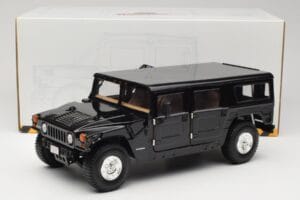 Hummer H1 Hard Top Juodas Exoto 1:18 01803 Metalas - nuotrauka 8 iš 8