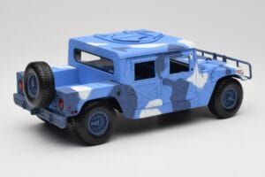 Hummer H1 Humvee Mėlynas & Baltas Motormax 1:18 73157 Metalas - nuotrauka 3 iš 8