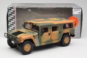 Hummer H1 Station Wagon Military Maisto 1:18 56049 Metalas - nuotrauka 8 iš 8