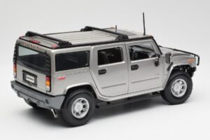 Hummer H2 Sidabrinis Maisto 1:18 7449569 Metalas - nuotrauka 3 iš 8