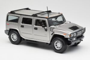 Hummer H2 Sidabrinis Maisto 1:18 7449569 Metalas - nuotrauka 6 iš 8