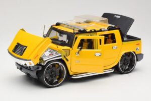 Hummer H2 SUT Concept Geltonas Maisto 1:18 31067 Metalas - nuotrauka 2 iš 8