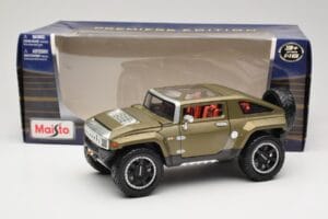 Hummer HX Concept Žalias Maisto 1:18 36171 Metalas - nuotrauka 8 iš 8