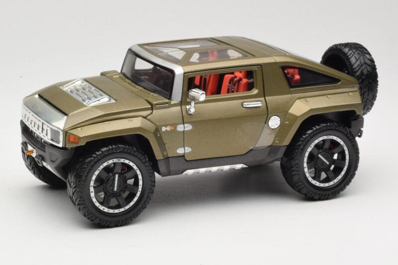 Hummer HX Concept Žalias Maisto 1:18 36171 Metalas