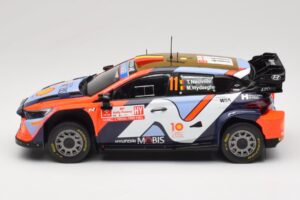Hyundai i20 N Rally1 #11 Hyundai Shell Mobis WRT T. Neuville / M. Wydaeghe Rally Poland 2024 IXO 1:18 18RMC214 Metalas - nuotrauka 5 iš 6