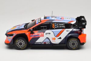 Hyundai i20 N Rally1 #8 Hyundai Shell Mobis WRT O. Tanak / M. Jarveoja Rally Chile 2024 IXO 1:18 18RMC223 Metalas - nuotrauka 3 iš 6
