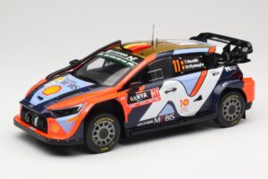 Hyundai i20 N Rally1 WRC Hybrid #11 T. Neuville / M. Wydaeghe Safari Rally Kenya 2024 IXO 1:18 18RMC208 Metalas