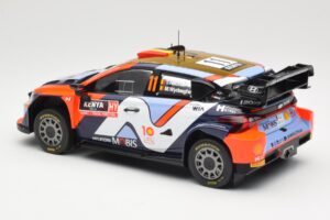 Hyundai i20 N Rally1 WRC Hybrid #11 T. Neuville / M. Wydaeghe Safari Rally Kenya 2024 IXO 1:18 18RMC208 Metalas - nuotrauka 5 iš 6