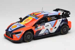 Hyundai i20 N Rally1 #11 T. Neuville / M. Wydaeghe Rally Japan WRC World Champion 2024 IXO 1:18 18RMC228 Metalas