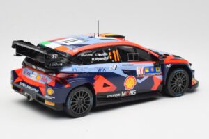 Hyundai i20 N Rally1 WRC #11 T. Neuville / M. Wydaeghe Central European Rally Winner 2023 IXO 1:18 18RMC193 Metalas - nuotrauka 2 iš 6