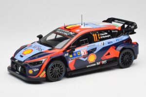 Hyundai i20 N Rally1 WRC #11 T. Neuville / M. Wydaeghe Central European Rally Winner 2023 IXO 1:18 18RMC193 Metalas