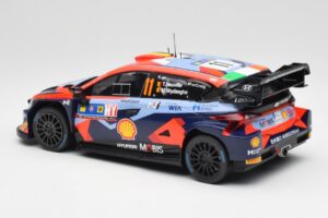 Hyundai i20 N Rally1 WRC #11 T. Neuville / M. Wydaeghe Central European Rally Winner 2023 IXO 1:18 18RMC193 Metalas - nuotrauka 5 iš 6