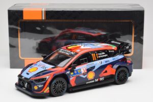 Hyundai i20 N Rally1 WRC #11 T. Neuville / M. Wydaeghe Central European Rally Winner 2023 IXO 1:18 18RMC193 Metalas - nuotrauka 6 iš 6