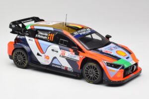 Hyundai i20 N Rally1 #11 T. Neuville / M. Wydaeghe Rally Croatia 2024 IXO 1:18 18RMC203 Metalas - nuotrauka 4 iš 6