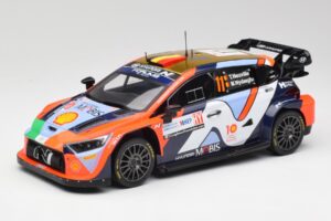 Hyundai i20 N Rally1 #11 T. Neuville / M. Wydaeghe Rally Croatia 2024 IXO 1:18 18RMC203 Metalas