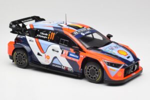 Hyundai i20 N Rally1 #11 T. Neuville / M. Wydaeghe Rally Sweden 2024 IXO 1:18 18RMC201 Metalas - nuotrauka 4 iš 6