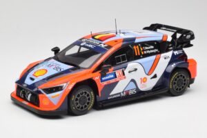 Hyundai i20 N Rally1 #11 T. Neuville / M. Wydaeghe Rally Sweden 2024 IXO 1:18 18RMC201 Metalas