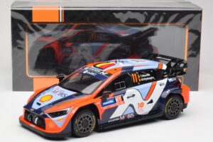 Hyundai i20 N Rally1 #11 T. Neuville / M. Wydaeghe Rally Sweden 2024 IXO 1:18 18RMC201 Metalas - nuotrauka 6 iš 6