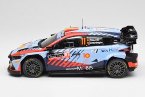 Hyundai i20 N Rally1 WRC #11 T. Neuville / M. Wydaeghe Rally Monte Carlo Winner 2024 IXO 1:18 18RMC194 Metalas - nuotrauka 3 iš 6