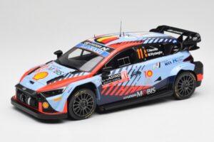 Hyundai i20 N Rally1 WRC #11 T. Neuville / M. Wydaeghe Rally Monte Carlo Winner 2024 IXO 1:18 18RMC194 Metalas