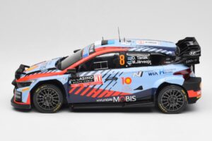 Hyundai i20 N Rally1 WRC #8 O. Tänak / M. Järveoja Rally Monte Carlo Night Version 2024 IXO 1:18 18RMC195 Metalas - nuotrauka 3 iš 6