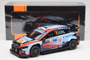 Hyundai i20 N Rally1 WRC #8 O. Tänak / M. Järveoja Rally Monte Carlo Night Version 2024 IXO 1:18 18RMC195 Metalas - nuotrauka 6 iš 6