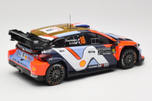 Hyundai i20 N WRC #16 A. Fourmaux / A. Coria Rally Monte Carlo 2025 IXO 1:18 18RMC230A Metalas - nuotrauka 2 iš 6